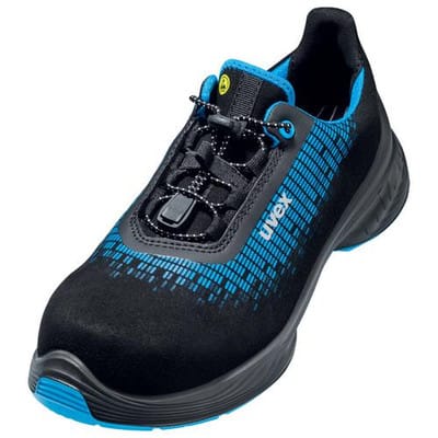 1 G2 Halbschuhe S2 68307 schwarz/blau, Weite 10, Größe 39
