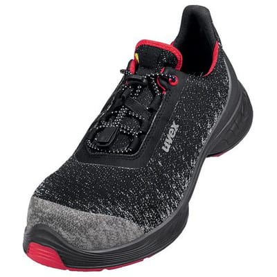 1 G2 Halbschuhe S1 68529 schwarz/rot, Weite 12, Größe 41