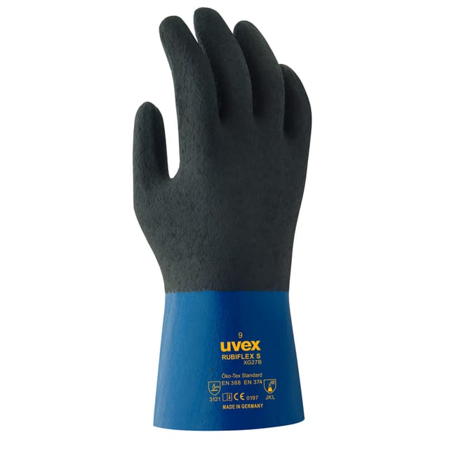 Chemikalienschutzhandschuh rubiflex S XG27B 60560, Größe 9