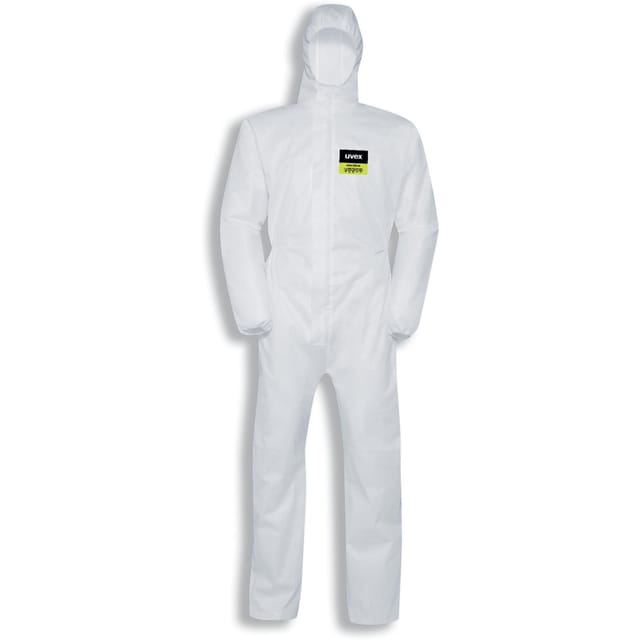 5/6 air Einwegschutz-Overall weiß, Größe L