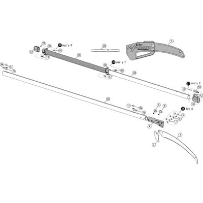 Ersatzblatt Hayate 420 mm, 6,5 ZpZ KSI037342-L2