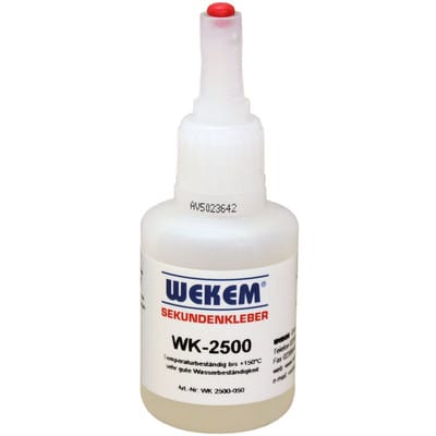 WK 2500 Sekundenkleber hochviskos/dickflüssig teilflex. 50 g