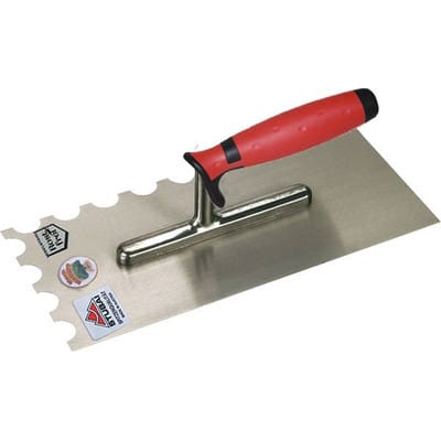 Mittelbettkelle rostfrei 2K-Griff 28 280x130x0,75