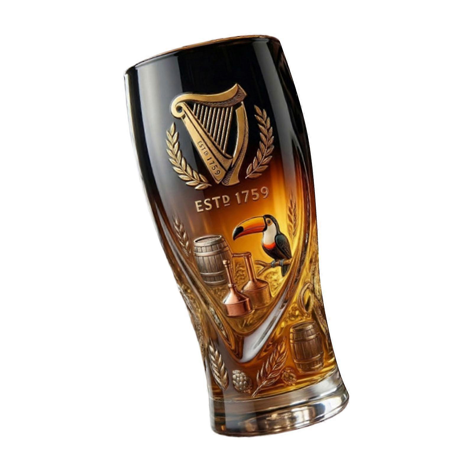 Jiajiefang Elegante Whiskygläser, Sammleredition Zum Jubiläum 2026, Klare Biergläser, Irisches Barzubehör, Geschenk Für Vater Oder Freund, Mehrfarbig
