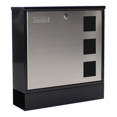 Briefkasten Design Mailbox schwarz