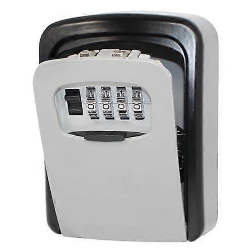 Außenwandmontierter Schlüsseltresor Mit Zurücksetzbarem 4-stelligen Code Und Robustem Metallgehäuse