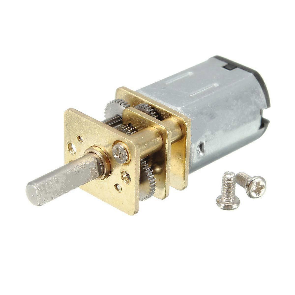 12v 300rpm Gleichstrom-getriebemotor, Mini-metallgetriebe Für Diy-roboter Und Arduino-kompatible Projekte