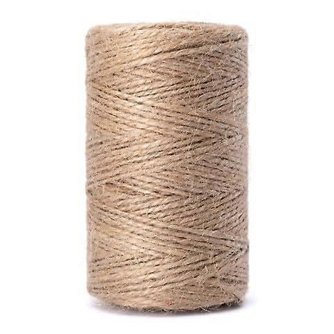 Umweltfreundliches, Natürliches Jute-garn, 50 M Lang, Für Kunsthandwerk Und Gartenarbeit, Robust Und Biologisch Abbaubar.