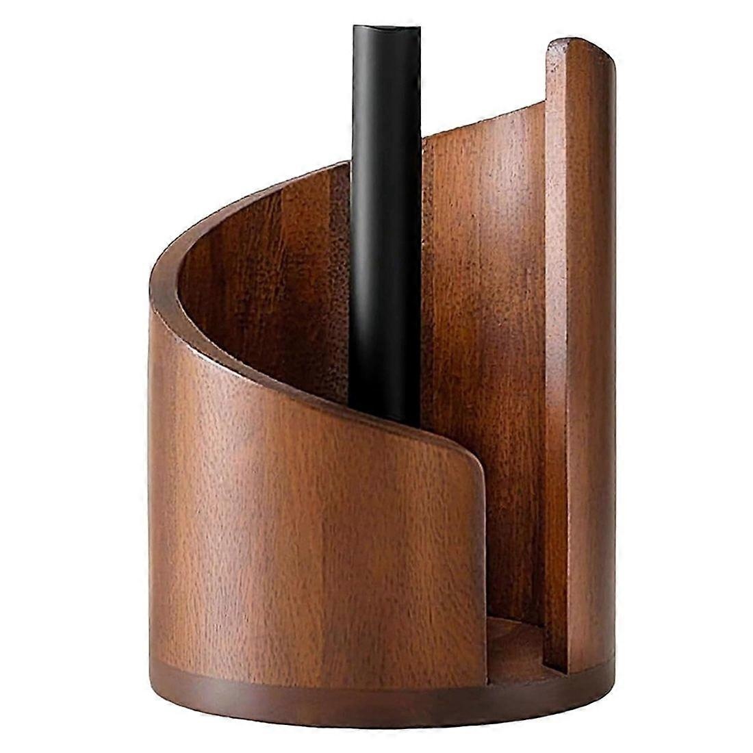 Papierhandtuchhalter Aus Holz, Moderner Organizer Für Küchen- Und Badezimmerarbeitsplatten