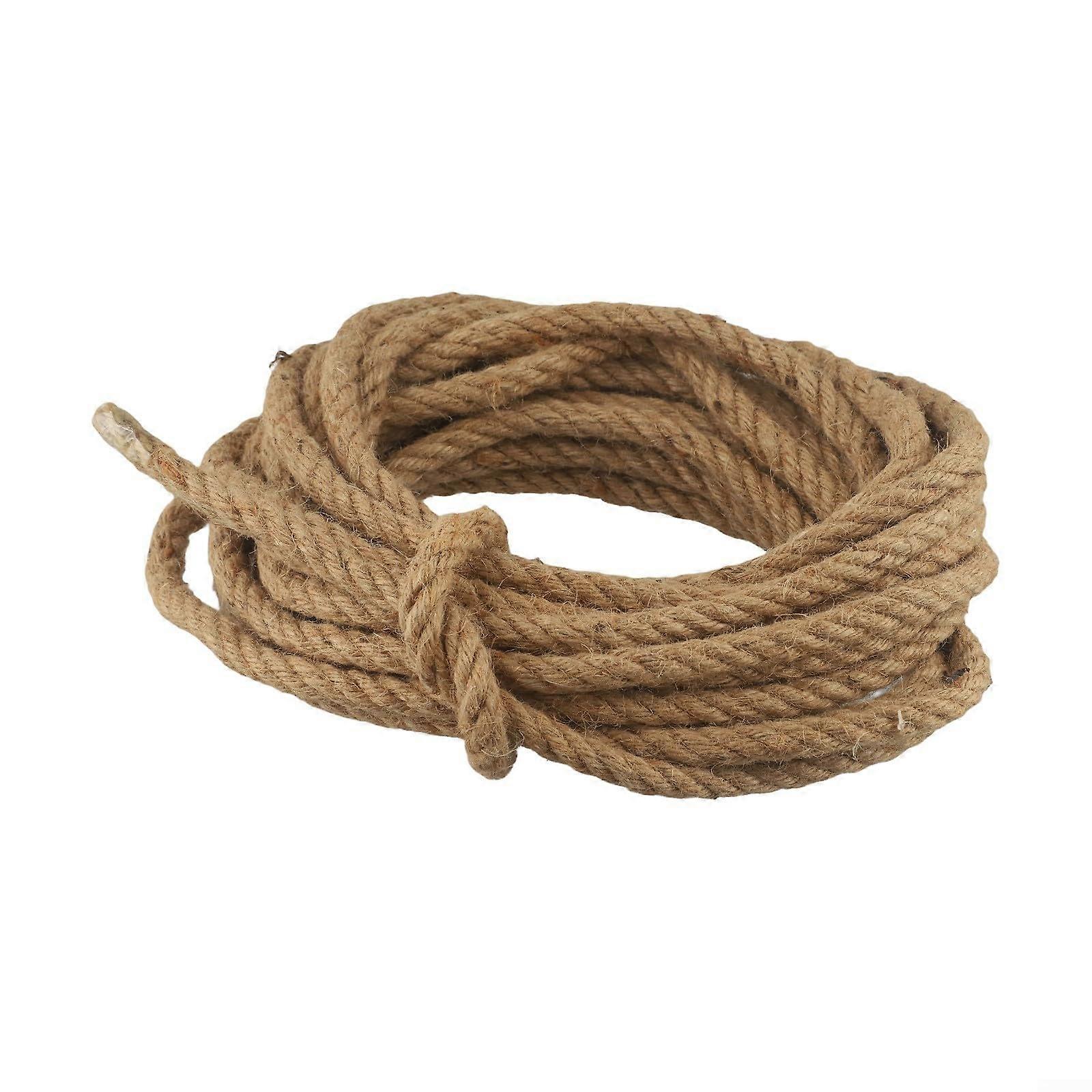 Rustikales Braunes, Gedrehtes Juteseil, 1,25 Cm (1/2 Zoll), Für Bastelarbeiten, Als Katzenkratzbaum, Steg Oder Zur Dekoration.