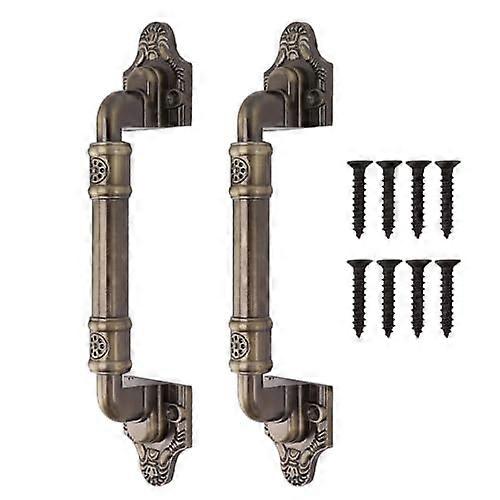 Scheunentorgriffe, 2er-set, Antikbronze-finish, Robuste Legierung Für Tore, Garagen Und Gartenhäuser.