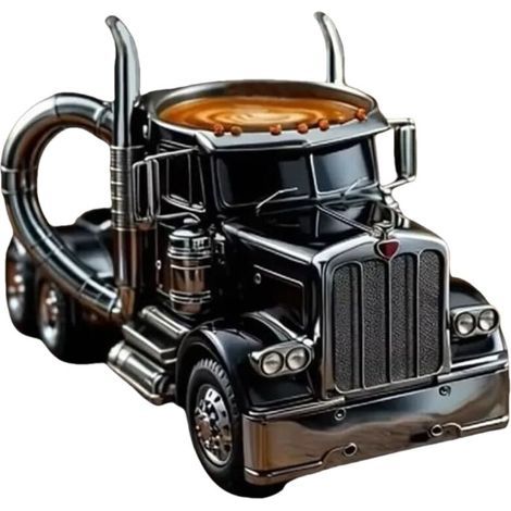 Kaffeebecher Aus Edelstahl In Autoform. Geschenk Für Auto-fans. Untersetzer Nicht Enthalten. Gelb.