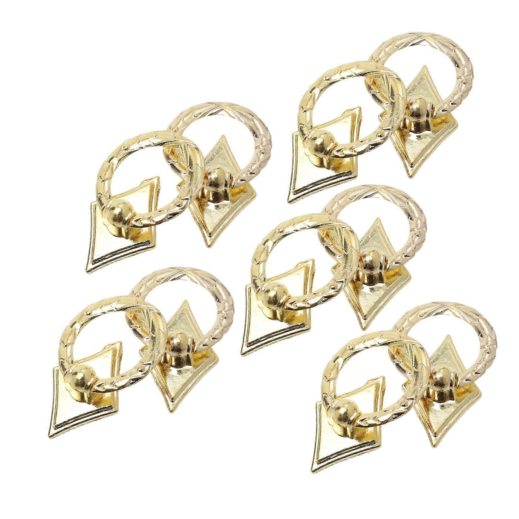 Set Mit 10 Vintage-schubladenknöpfen Und -griffen Aus Zinklegierung, Elegantes Design Für Möbel Und Schränke