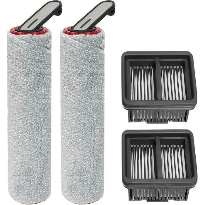 Bürstenwalzen- Und Filterzubehör Für Den Nass- Und Trockensauger Mova M10, Ersatzteile, 2 Bürstenwalzen + 2 Filter