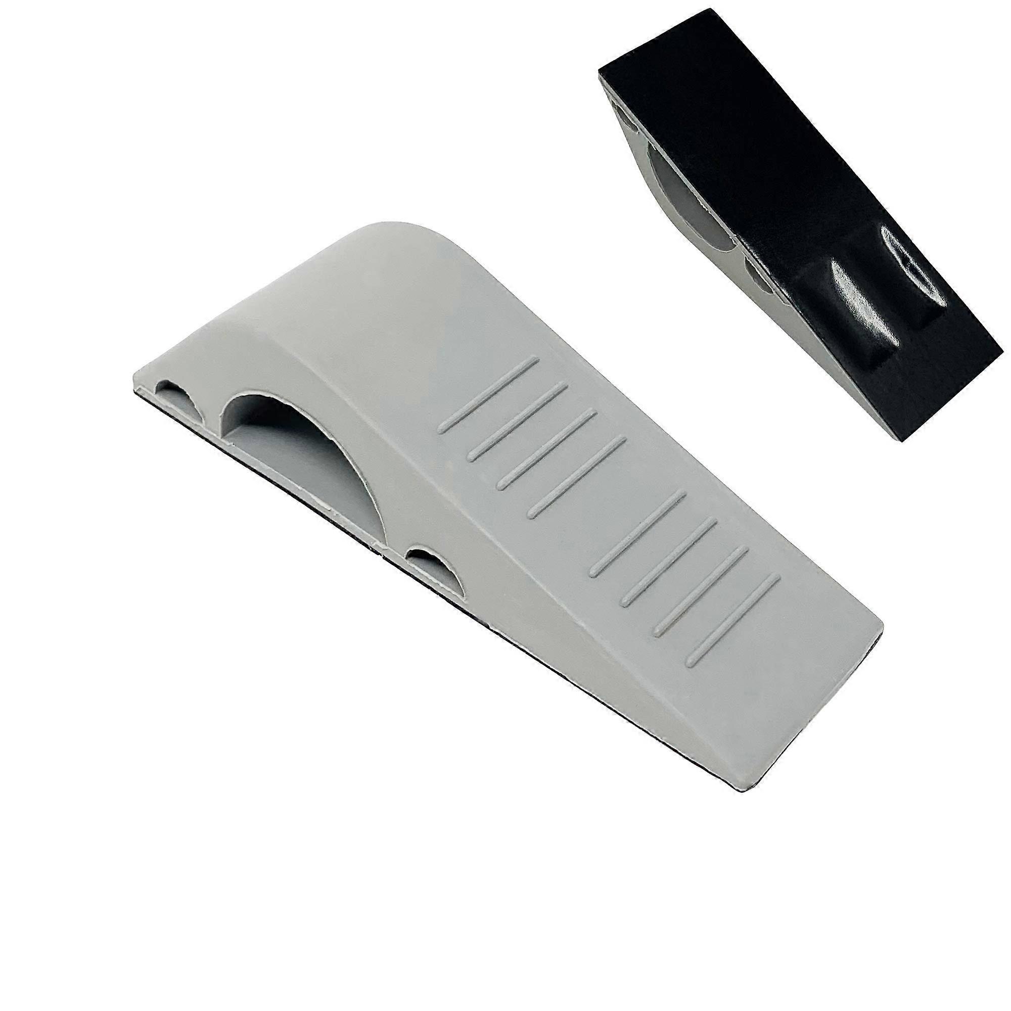 Türstopper Mit Extrem Rutschfestem Griff, Strapazierfähiger Gummitürstopper Für 2,5 Cm (1 Zoll) Breite Türspalten, Grau