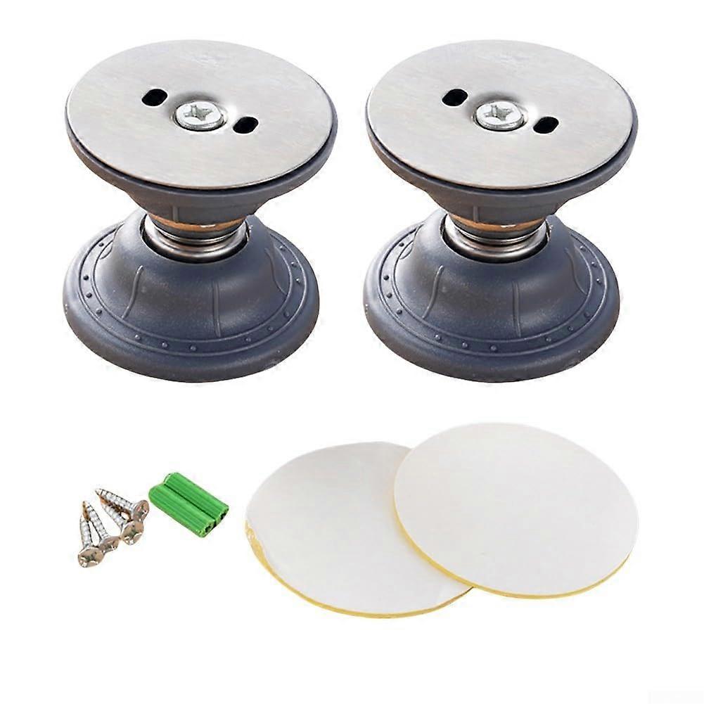 Magnetischer Türstopper Für Wohnmobile, Bohrfreie Montage Und Aufprallschutz, Grau