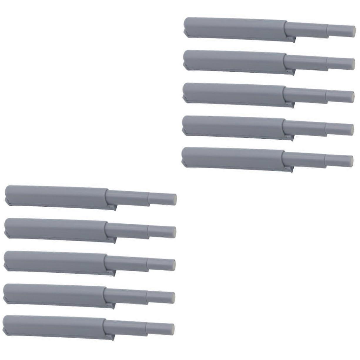 Set Mit 10 Berührungsempfindlichen Türriegeln Für Schranktüren Mit Soft-close-dämpfer Und Griff. Einfache Montage Für Küchenschubladen.