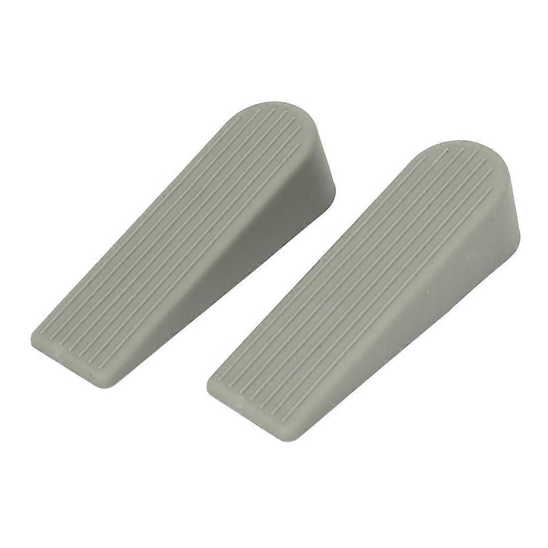 Robuster, Rutschfester Türstopper Aus Gummi, 100 Mm, Grau, 2er-pack, Für Zuhause Und Büro
