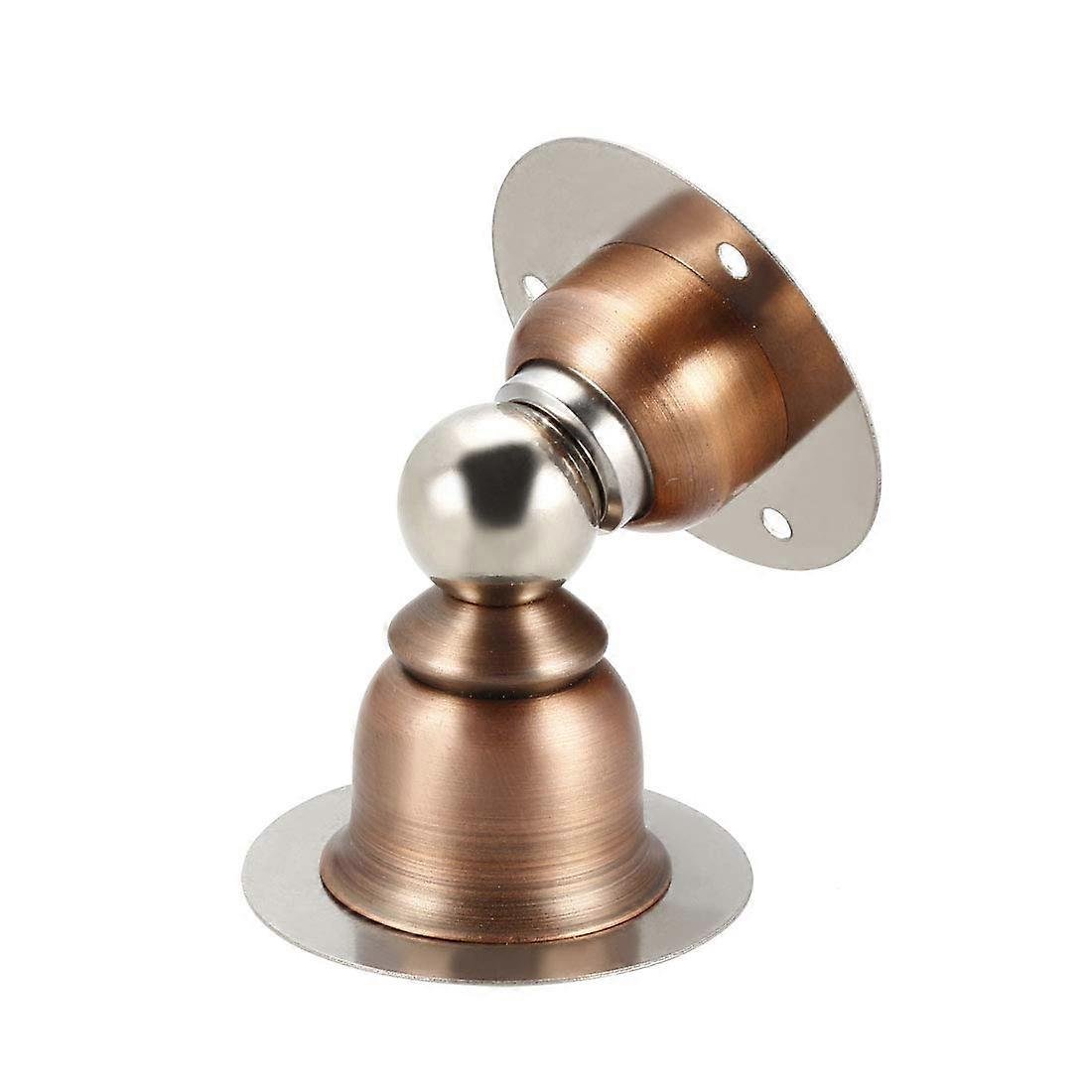 Magnetischer Türstopper Aus Edelstahl Mit Starkem Magneten, Doppelter Befestigung, Kupferfarben, 2er-set
