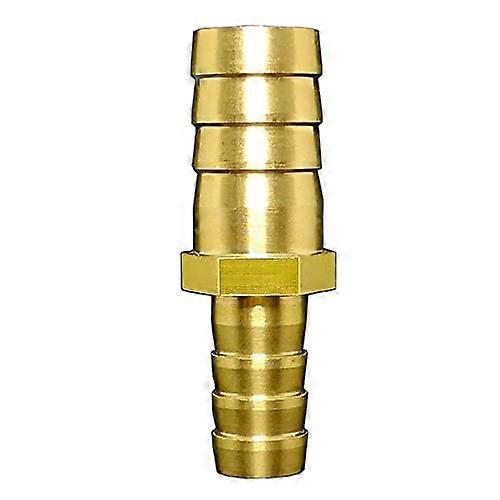 Schlauchverbinder Aus Messing Mit Widerhaken Für Gartenschläuche, 14 Mm Bis 16 Mm, Auslaufsicherer Schlauchverbinder Mit Widerhaken, Robuster Kupplungsadapter Aus Messing