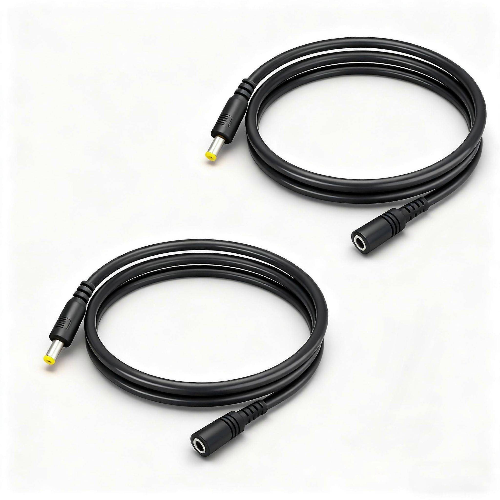 4,0 Mm X 1,7 Mm Dc-verlängerungskabel (stecker Auf Buchse), 12 V, 2er-pack, Für Led-streifen Von Sicherheitskameras