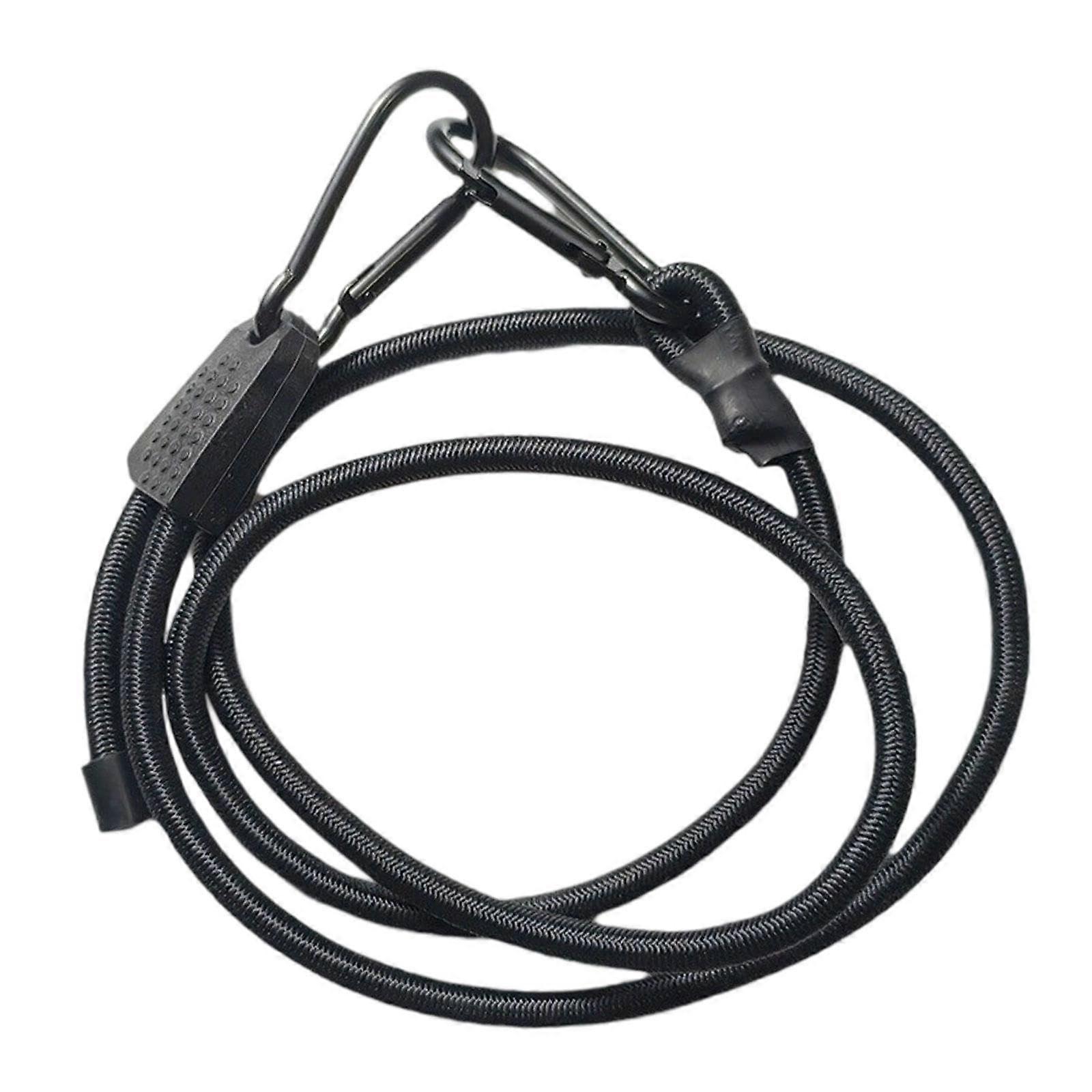 Verstellbares Gummiseil Mit Sicherer Metallschnalle, Robuster Gepäckgurt Für Fahrrad Und Motorrad, 100 Cm