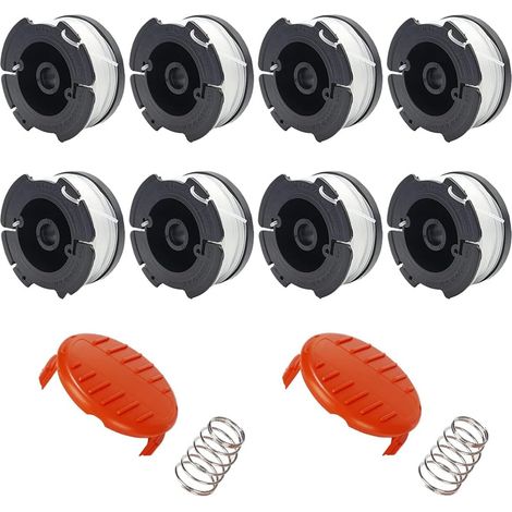 12er-packung A6481 A6485 Fadenspulen Für Black & Decker Stc1820cm, Stc1820pc, Stc1820epc, Stc1840epc, St5530, St1823, Glc1823l20 Rasentrimmer