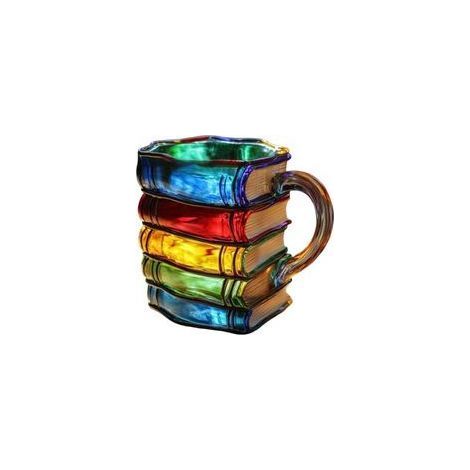 3d-bemalter, Buchförmiger Kaffeebecher. Einzigartiger, Stapelbarer Kaffeebecher. Dekoration Für Schlafzimmer Und Flur Zu Halloween Und Thanksgiving.