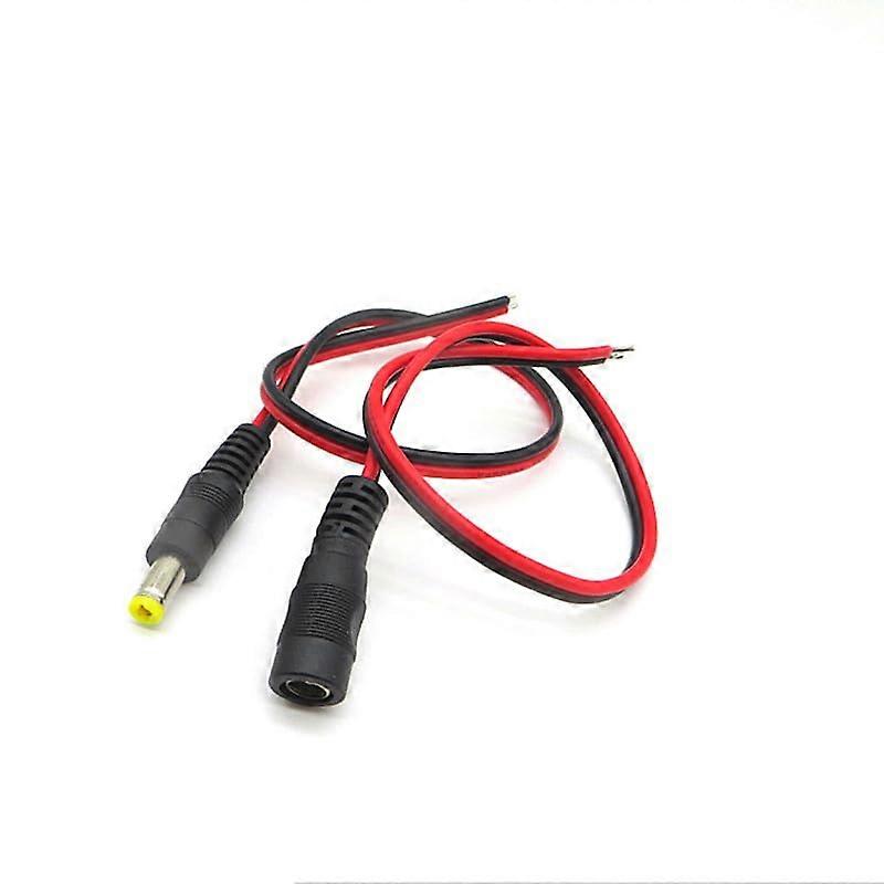 4er-pack Gleichstromkabel (5,5 X 2,1 Mm) Mit 12-v-netzteil Für Led-streifen Und Videoüberwachung, 2 Stecker Und 2 Buchsen