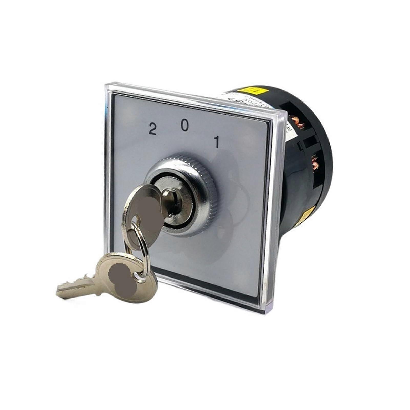 Universal-umschalter Lw6y1/b053 Mit Schlüsselsperre, Dreistufiger Industrieller Drehschalter
