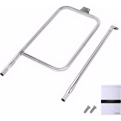 Brennerrohr 65032 (61,6 X 26,4 Cm) Für Weber Q300 Serie Q320, Q3000, Q3200. Gasgrillzubehör Aus Edelstahl.