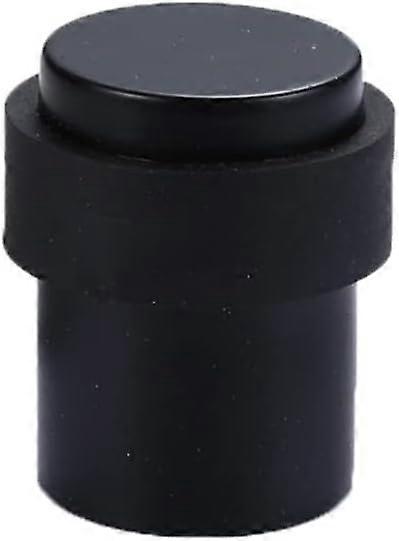 Eleganter Türstopper Aus Schwarzem Edelstahl Mit Gummipuffer Zum Schutz Der Wände
