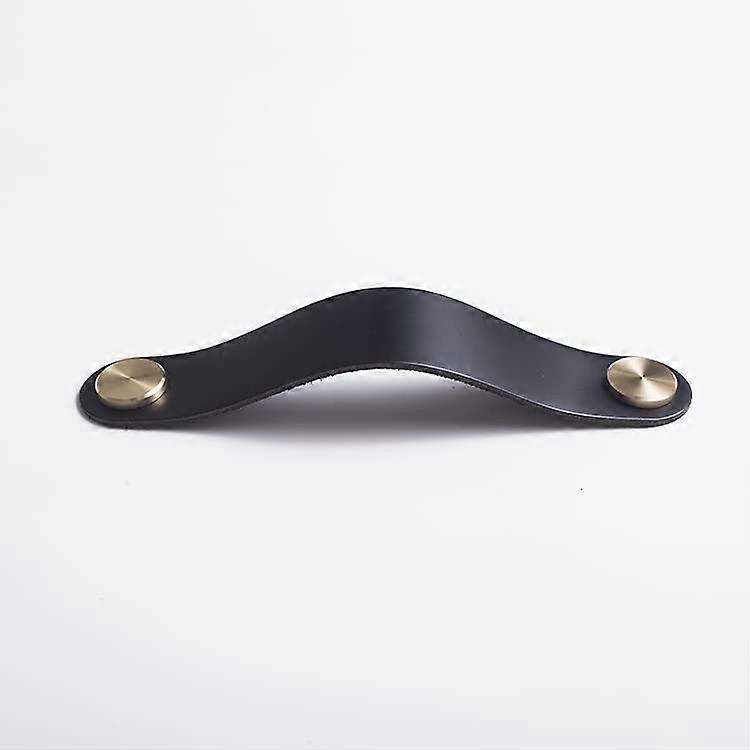 Möbelgriff Aus Schwarzem Messing, 128 Mm, Schubladengriff. Robuste Messingkonstruktion, Einfache Selbstmontage.