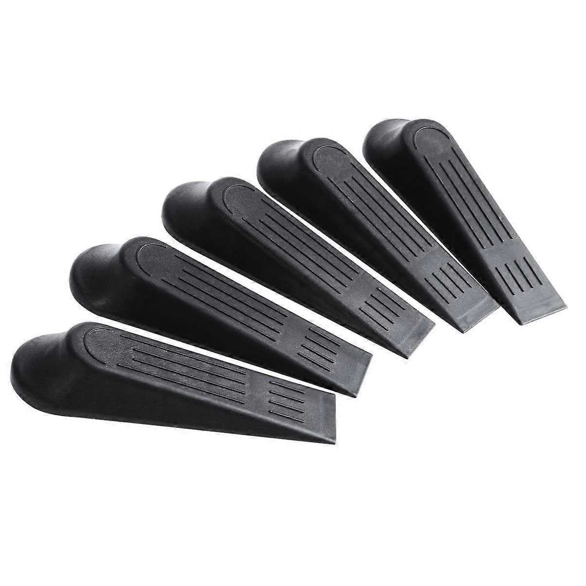 Set Mit 5 Rutschfesten Türkeilen Aus Gummi, Bodenschonend, Für Schwere Türen, Büro Und Zuhause