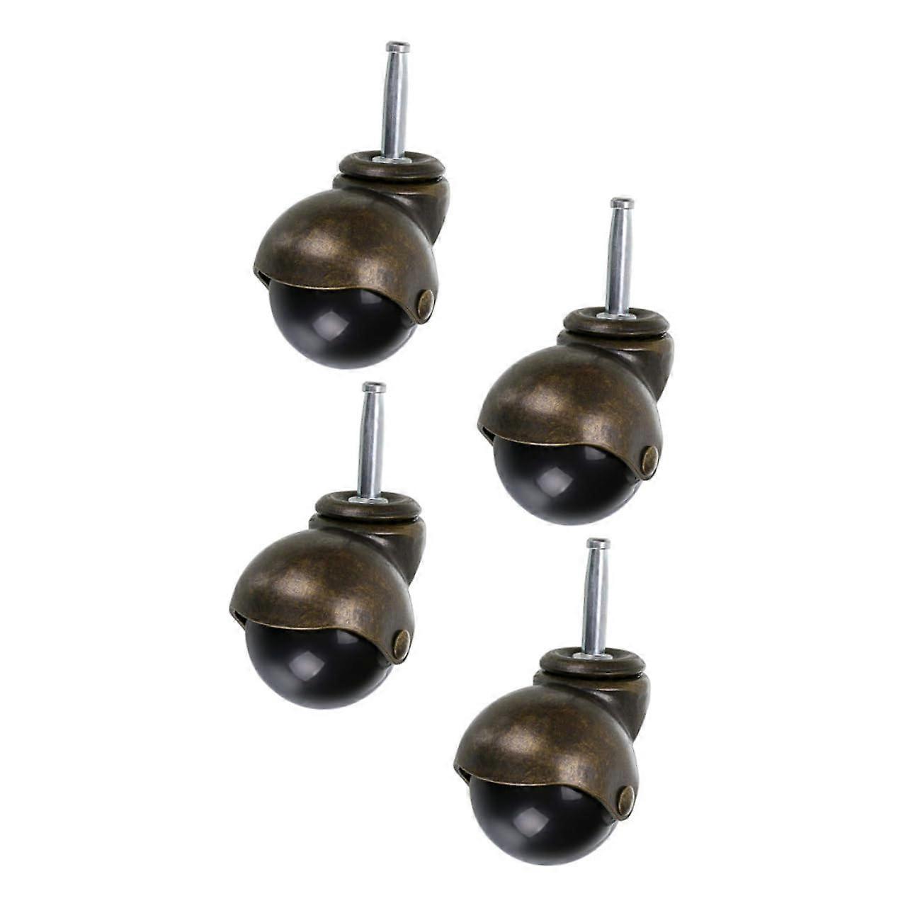 Set Mit 4 Leichtgängigen Und Leisen Lenkrollen Für Möbel, Schränke Und Wagen
