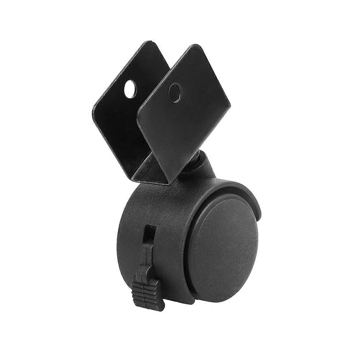 40-mm-lenkrolle Für Bürostühle Oder Möbel, Aus Robustem Kunststoff, Mit Bremse Und Niedrigem Geräuschpegel.