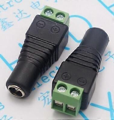 Packung Mit 20 Dc-netzadaptern (weiblich) Mit Zylindrischem 5,5 X 2,5 Mm Stecker Für 12-v-überwachungskameras, Schnellverdrahtung