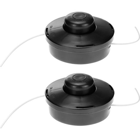 Qwork® 2-teiliger Universal-freischneiderkopf, M10x1,25 Gewindekopf, Freischneiderfadenspule, Für M10 Freischneider