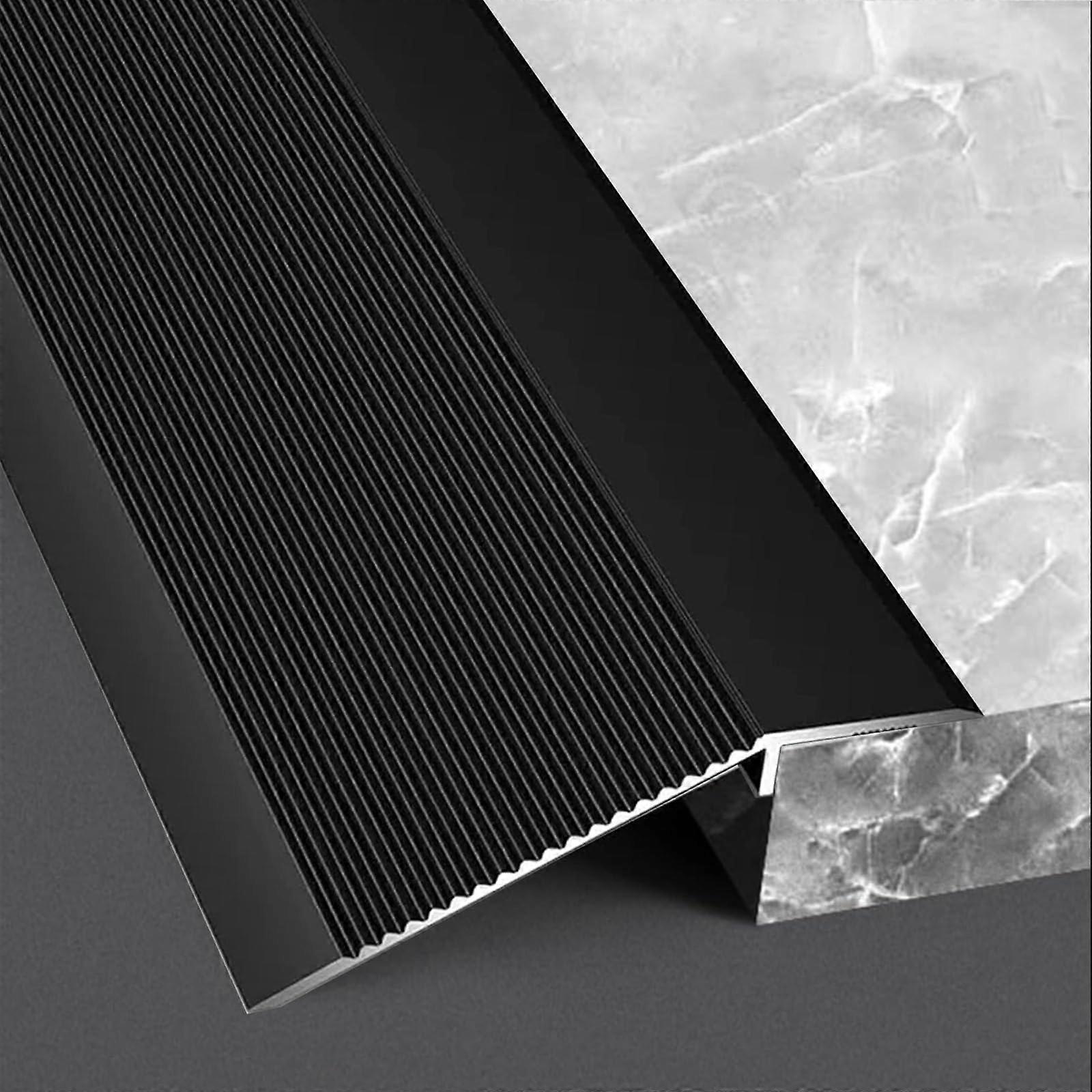 91 Cm (36 Zoll) Lange Schwarze Aluminium-bodenschwelle Für Rollstühle, Unauffälliges Und Stolpersicheres Design.