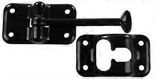 Robuster, Schwarzer T-förmiger Türstopper, 8,9 Cm (3,5 Zoll) Mit Sicherem Halt Und Schnellverschlusssystem.