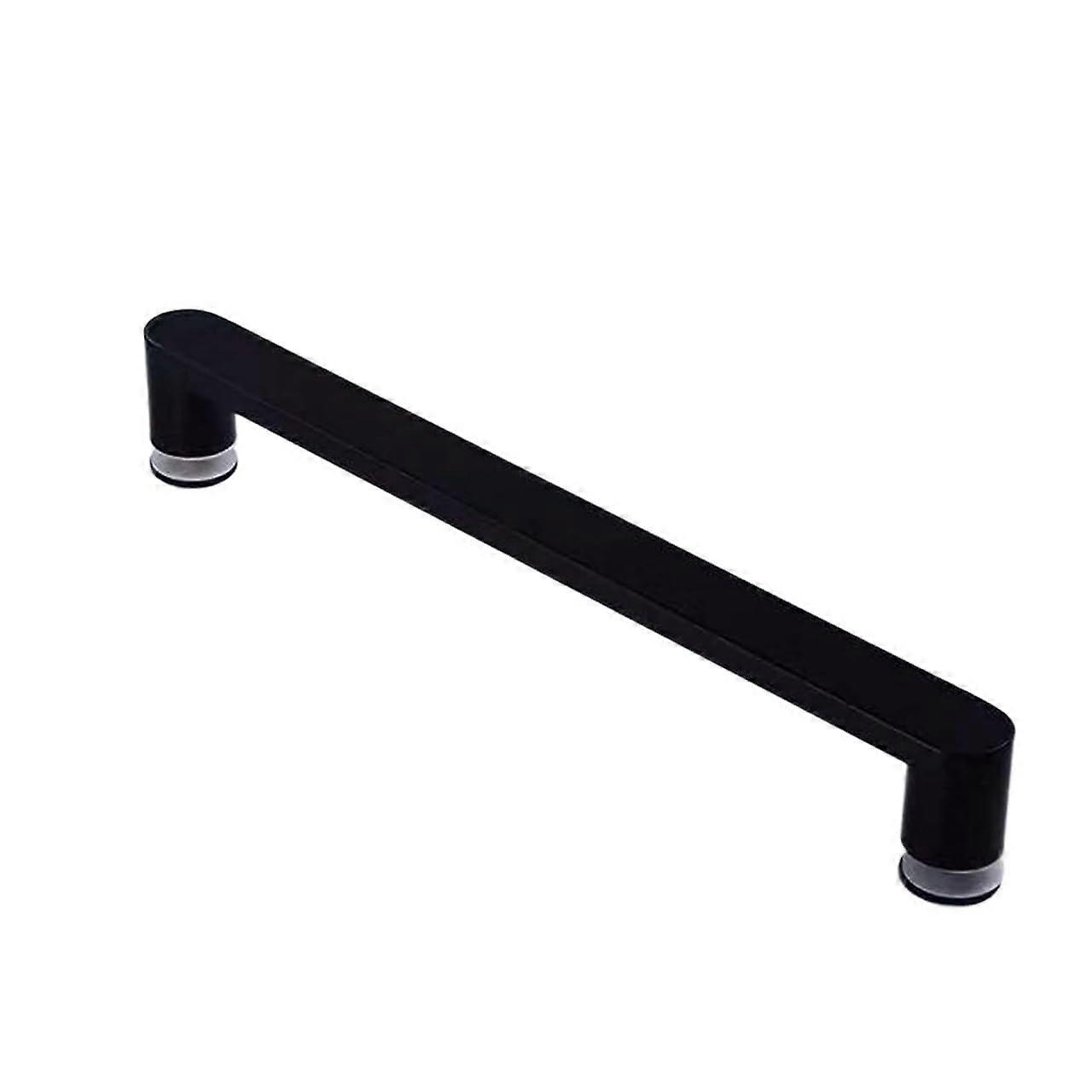 Schwarzer Türgriff Aus Edelstahl 304 Für Einflügelige Glasduschtüren, Modernes Und Langlebiges Design, 225 Mm X 275 Mm