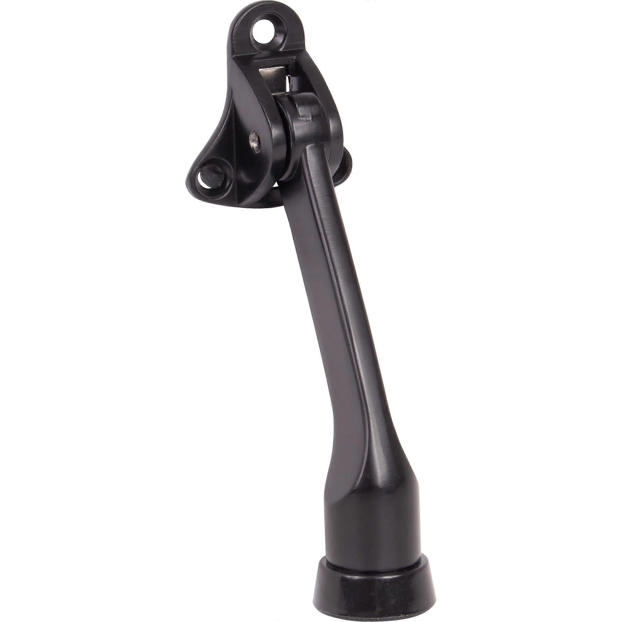 10 Cm (4 Zoll) Großer, Mattschwarzer Türstopper, Robust, Zur Sicherung Von Innentüren.