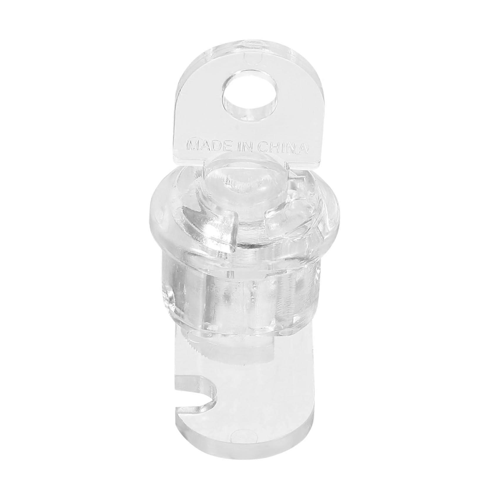 Transparentes Acrylschloss Mit Schlüssel, Unauffälliger Und Kompakter Schubladenverschluss Für Vitrinen Und Schränke.