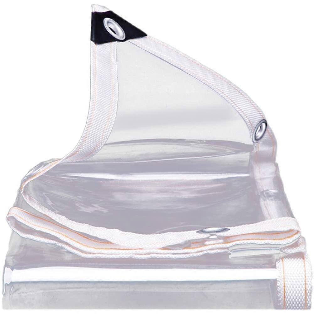 Wasserdichte, Transparente Plane 0,6 X 3 M, Extrem Widerstandsfähige Kunststofffolie Für Gewächshäuser, Pergolen Und Pflanzen