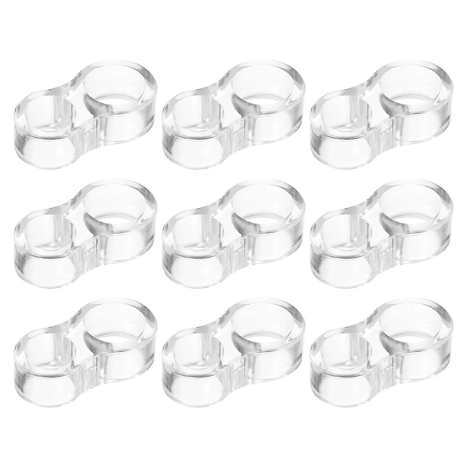 Set Mit 12 Türstoppern, Wandschutzringen, Transparenten Pvc-türgriffschützern Mit Geräuschdämpfenden Pads Für Zuhause Und Büro