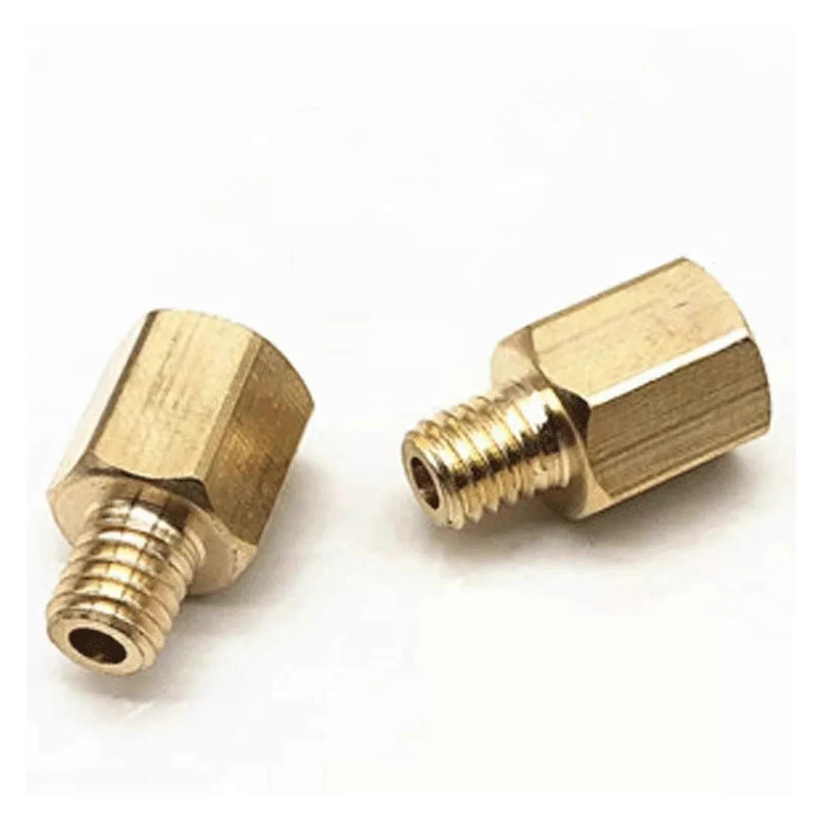Messing-rohrverbinder M8x1 Mm Innengewinde Auf 1/8 Bspt Außengewinde, Robuster Gerader Verbinder Für Pneumatische Anwendungen