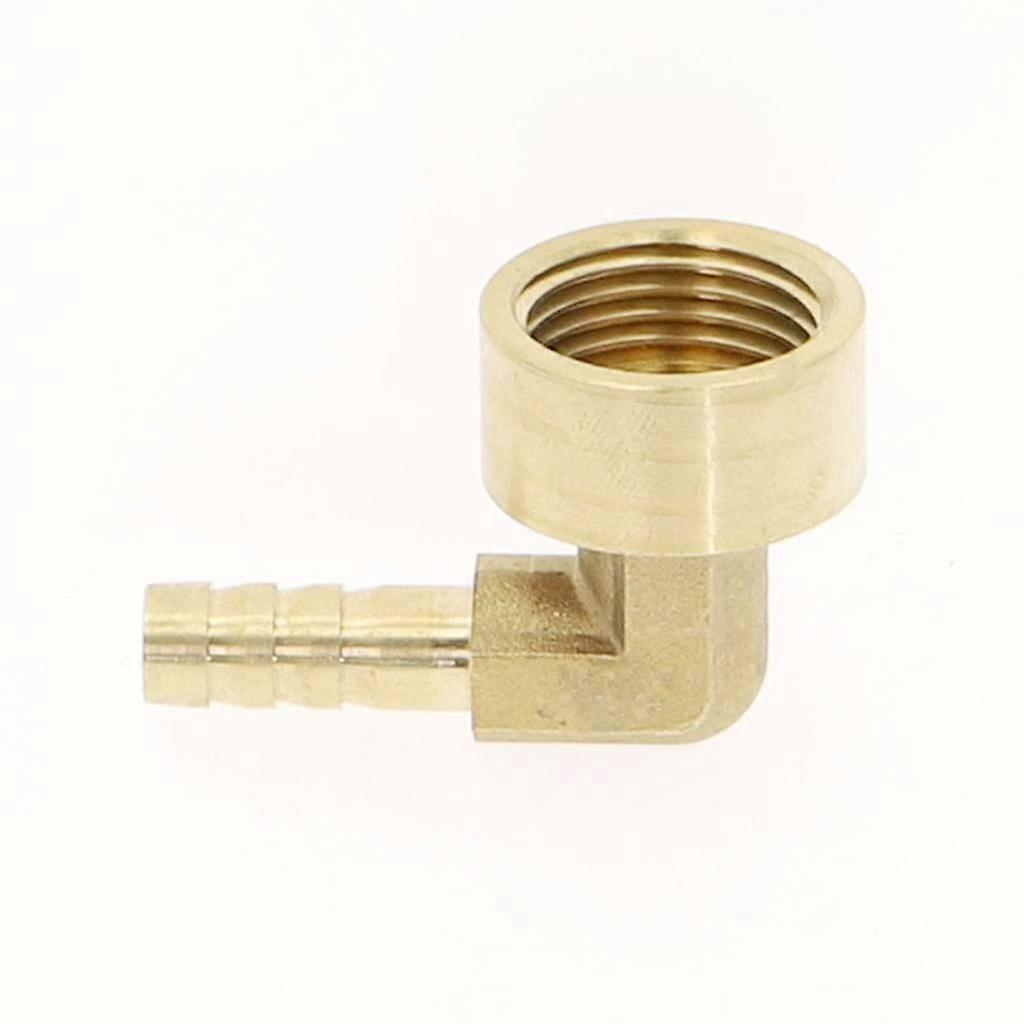 90° Abgewinkelter 1/2-zoll-winkelanschluss Aus Massivem Messing Für Gartenschläuche, Auslaufsicherer Adapter Für Wasser Und Gas.