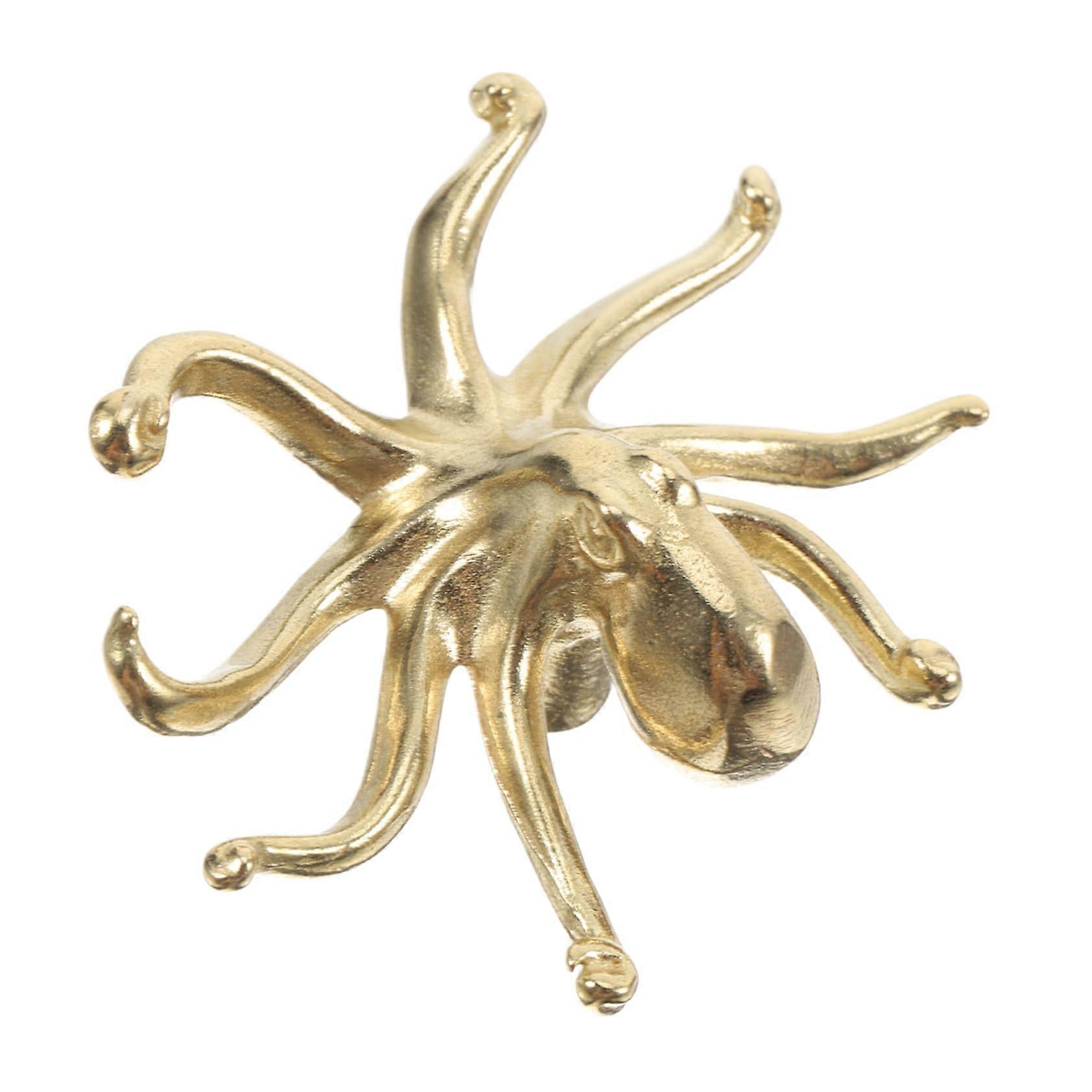 Schubladengriffe Aus Messing In Form Eines Oktopus, Dekorative Möbelgriffe Im Maritimen Und Küstenstil Für Küche Und Kommode
