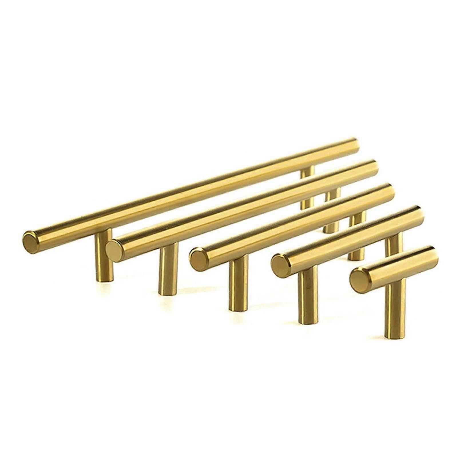Moderne Goldfarbene Möbelgriffe, 224 Mm, Edelstahl, Für Küchenschranktüren