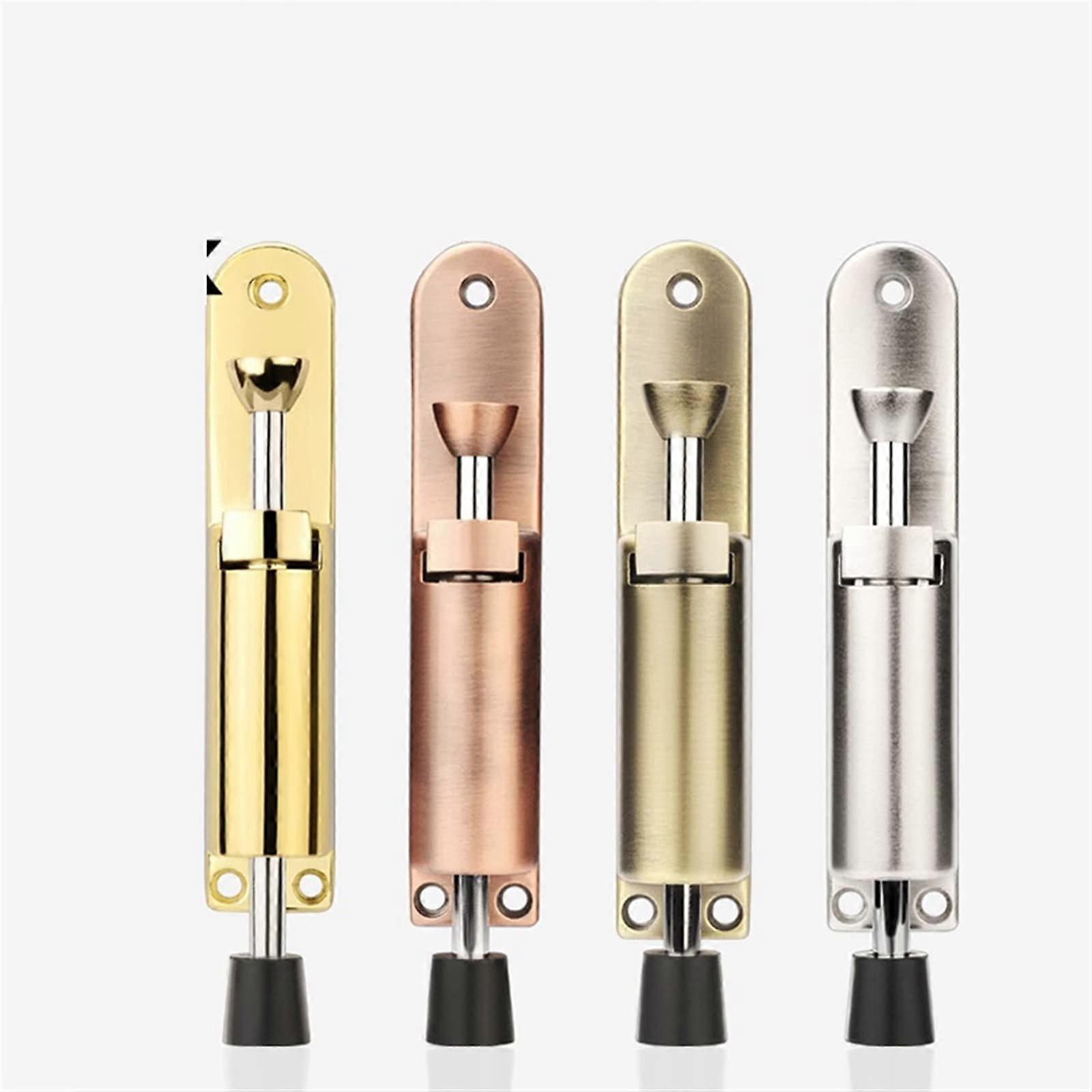 Verstellbarer Türstopper Mit Fußantrieb, Türstopper Aus Zinklegierung, Goldfarben, 1 Stück